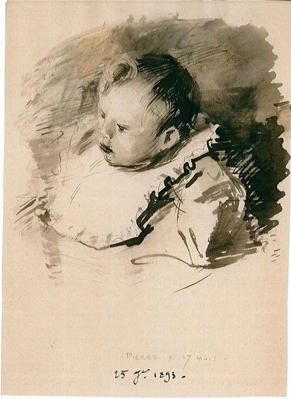 Pierre a diciassette mesi - dal Saint, Cloud, museo Avelines